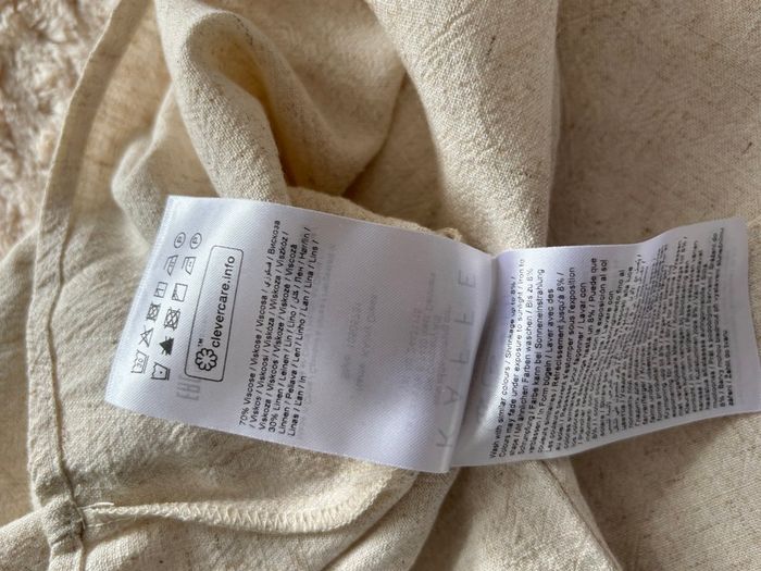 Linen blend dress - size 38 (BNWT)
