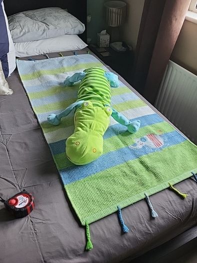 Soft toy and matching mat