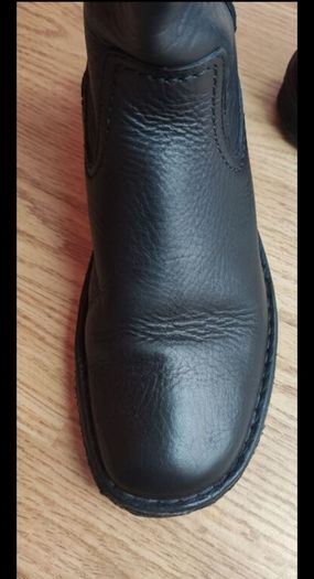 Clarks Originals Black Pebbled Leather Tall Knee High Boots  UK 6 / EU 39