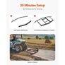 Drag Harrow, 66" Width Tow Behind Drag Harrow, Q235 Steel Driveway Grader with Adjustable Bars & Pin Hitch, Support up to 50 lbs, Tractor Driveway Image 6