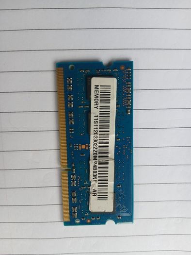 4gb Ddr3l So-dimm, Ramaxel Rmt3170me68f9f-1600, 1.35v