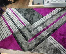 Purple rug