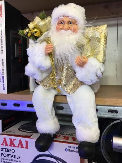 Sitting Santa Claus