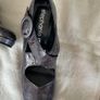 Stephanie Moreno Grey Wedge Shoes - Size 39 - New in Box Image 8