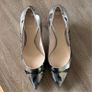 Christian Dior silver leather shoes Image 6