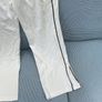 Women's cream casual tracksuit bottoms Image 4