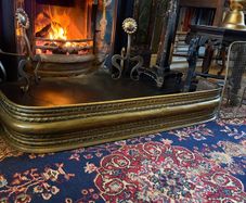 Fabulous Victorian Brass Fender