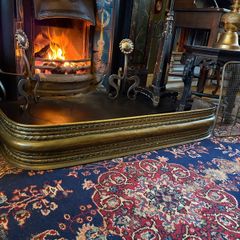 Fabulous Victorian Brass Fender