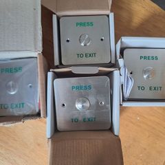 4 press to exit Stainless Steel satin finish