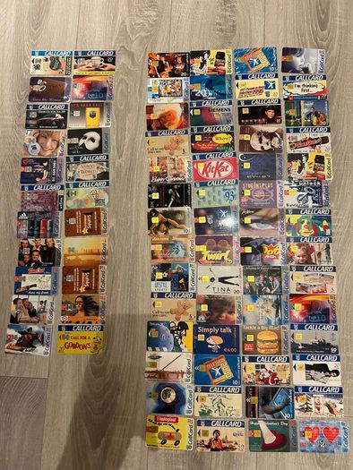 Call cards Irish all me doubles at 1 euro each