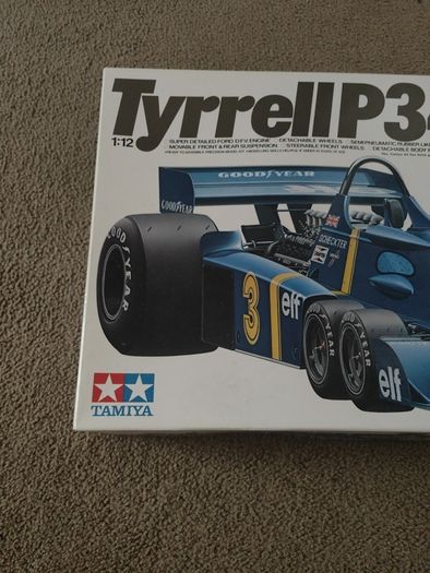Tamiya 1/12 Tyrrell P34 six wheeler. 1976 Formula 1. 12021