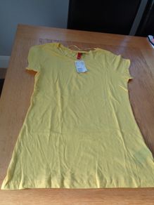 H&M "Divided" Yellow T Shirt for Sale