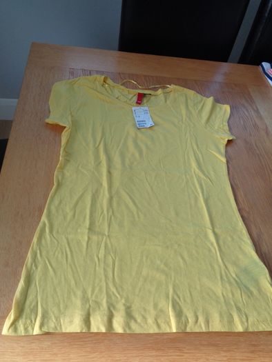 H&M "Divided" Yellow T Shirt for Sale