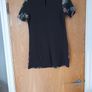 New Look  Black Dress/Floral Pattern.   S.12. Image 3