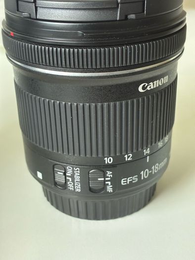Canon lens 10-18 f/4.5-5.6 IS STM