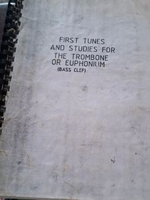 Trombone and euphonium bass clef