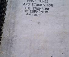 Trombone and euphonium bass clef