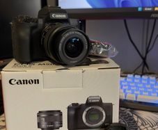 Canon EOS M50 Mark II + 15-45mm Lens Kit - Excellent Condition + Extras