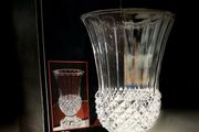 Cristal d'Arque Lead Crystal Vase 'Maintenon' Boxed 18 cm