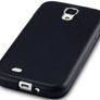 New Samsung I9500 Galaxy S4 Gel Case W/ Front Flap Black With Free Screen Protector Image 4