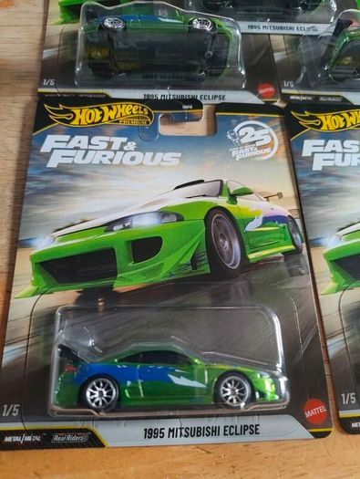 Hot wheels premium Fast and Furious 1995 Mitsubishi eclipse 1/5 X5