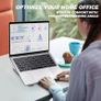 Stand for Desk, Ergonomic Adjustable Laptop Riser, Aluminum Portable Laptops Holder Image 2