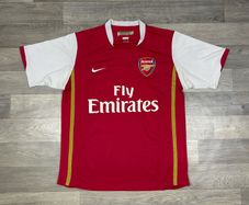 Genuine Vintage 2006 Nike Arsenal London Home Jersey Shirt Mens Medium