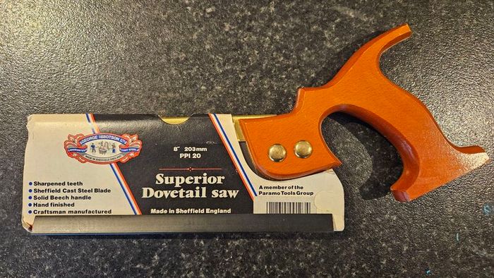 George Ibbotson 8" 20 PPI dovetail saw