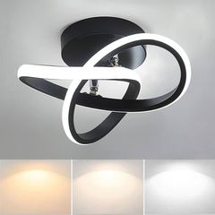 FREE SHIPPING LED Ceiling Light Small Modern Ceiling Lamp 3 Color Adjustable Creative Chandelier Lighting for Kitchen Hallway Living Room 22W