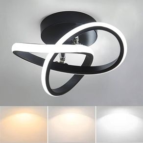FREE SHIPPING LED Ceiling Light Small Modern Ceiling Lamp 3 Color Adjustable Creative Chandelier Lighting for Kitchen Hallway Living Room 22W