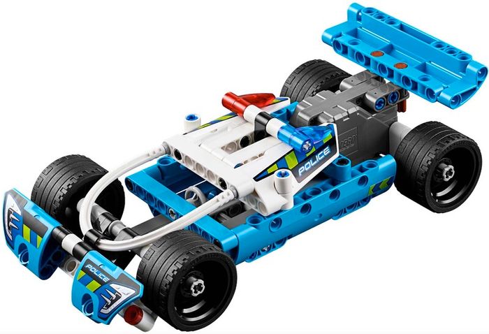 Lego Technic 42091: Police Pursuit (2019) 100% Complete (NO BOX)