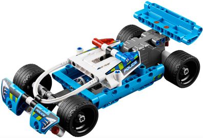 Lego Technic 42091: Police Pursuit (2019) 100% Complete (NO BOX)