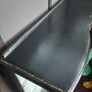 Vintage  Turnige Chinoiserie locking ebonised handpainted cabinet 3 tiers Image 5