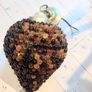 Vintage Glass Bead Ceiling Light - Mid-Century Brass Pendant Image 4