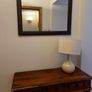mirror faux walnut wood Image 2