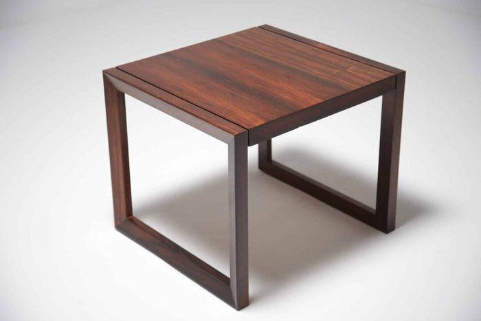 Vintage Danish Rosewood Lamp Table, 1960s