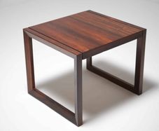 Vintage Danish Rosewood Lamp Table, 1960s