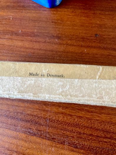 Rare Carlsberg Beer Early 20th Century Travel Poker Dice In Original Vintage Sliding Box Made in Denmark