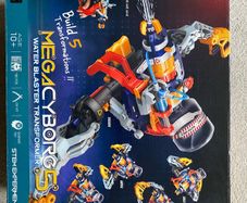 Mega cyborg 5 water blaster transformer