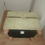 Sofa bed and matching footstool Image 4