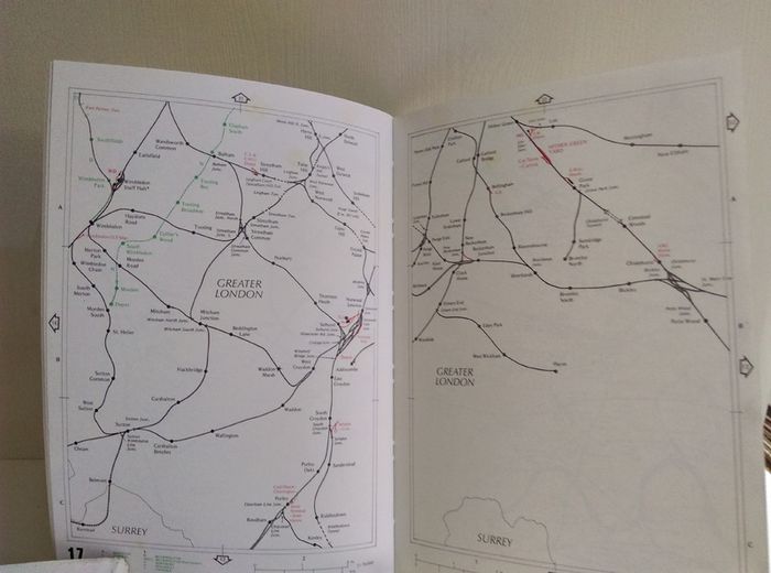 Rail Atlas of Britain and Ireland by S. K. Baker