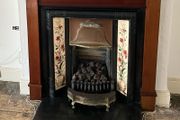 Cast iron fireplace