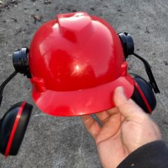 Safety Helmet with ear muffs