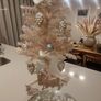 Beautiful 87cm Pink/Champagne Artificial  Christmas Tree Image 2