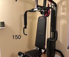 Compact Guided Weight Machine - Home Gym