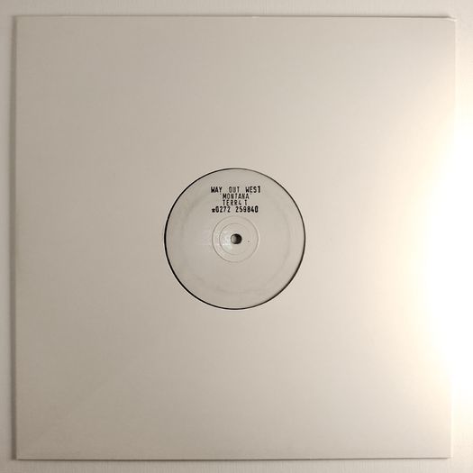 Way Out West - Montana! - Ferra Firma Records - Dj Promo Copy! White Label - W.o.w. House Banger! Mid 90s Sides Dublin Classic!