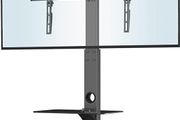 Universal Floor TV Stand for 30-70 inch LED OLED LCD Plasma Flat Curved Screens, Height Adjustable Tall TV Stand with 2-Tier Tempered Glass Shelves up to 40KG, Max VESA 600x400mm (FREE POSTAGE)