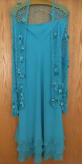 JOHN CHARLES LONDON Four Piece Separates Outfit.       Crochet, Occasion Wear, Events, Mother of Bride Groom