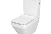 Cersanit Compact Toilet Back to Wall, Rectangular Shape
