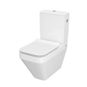 Cersanit Compact Toilet Back to Wall, Rectangular